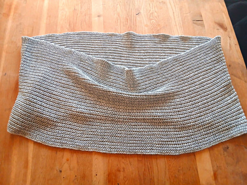 Damen strickschal grau - strickschal, –