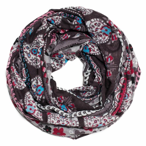 Loop schal damen grau - grau, ethno